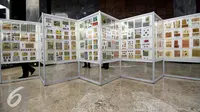 Pameran "Politik dalam Prangko" digelar 19-26 Agustus 2016 menampilkan sebanyak 960 lembar koleksi perangko dari tahun 1700-an yang merekam mengabadikan peristiwa politik pada zamannya, Jakarta, Kamis (19/8). (Liputan6.com/Johan Tallo)