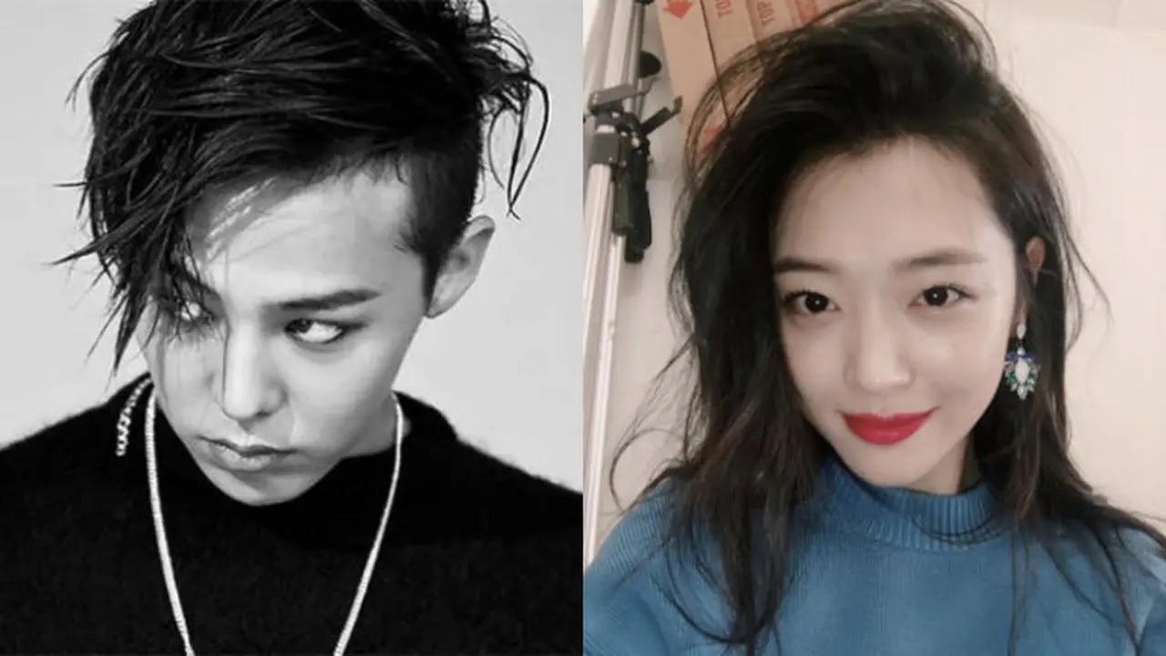 Sulli dan G-Dragon dikabarkan pacaran. (Foto: Soompi)