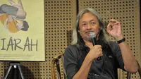 Jadi Author of The Day, Wajah Seno Gumira Ajidarma Terpampang di Lokasi London Book Fair 2019