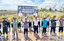 Kanwil Ditjenpas Kalsel Giatkan Program Cetak Sawah Rakyat untuk Ketahanan Pangan