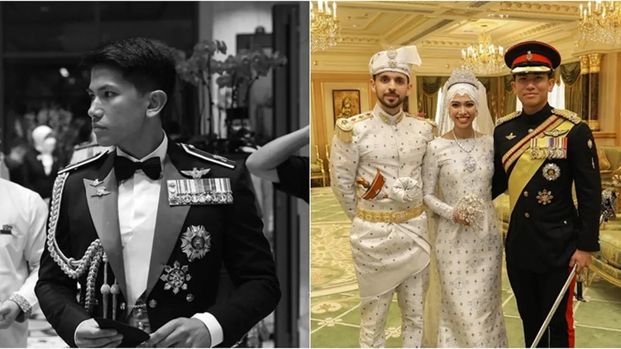 7 Potret Pangeran Abdul Mateen di Royal Wedding Sang Kakak, Curi Perhatian