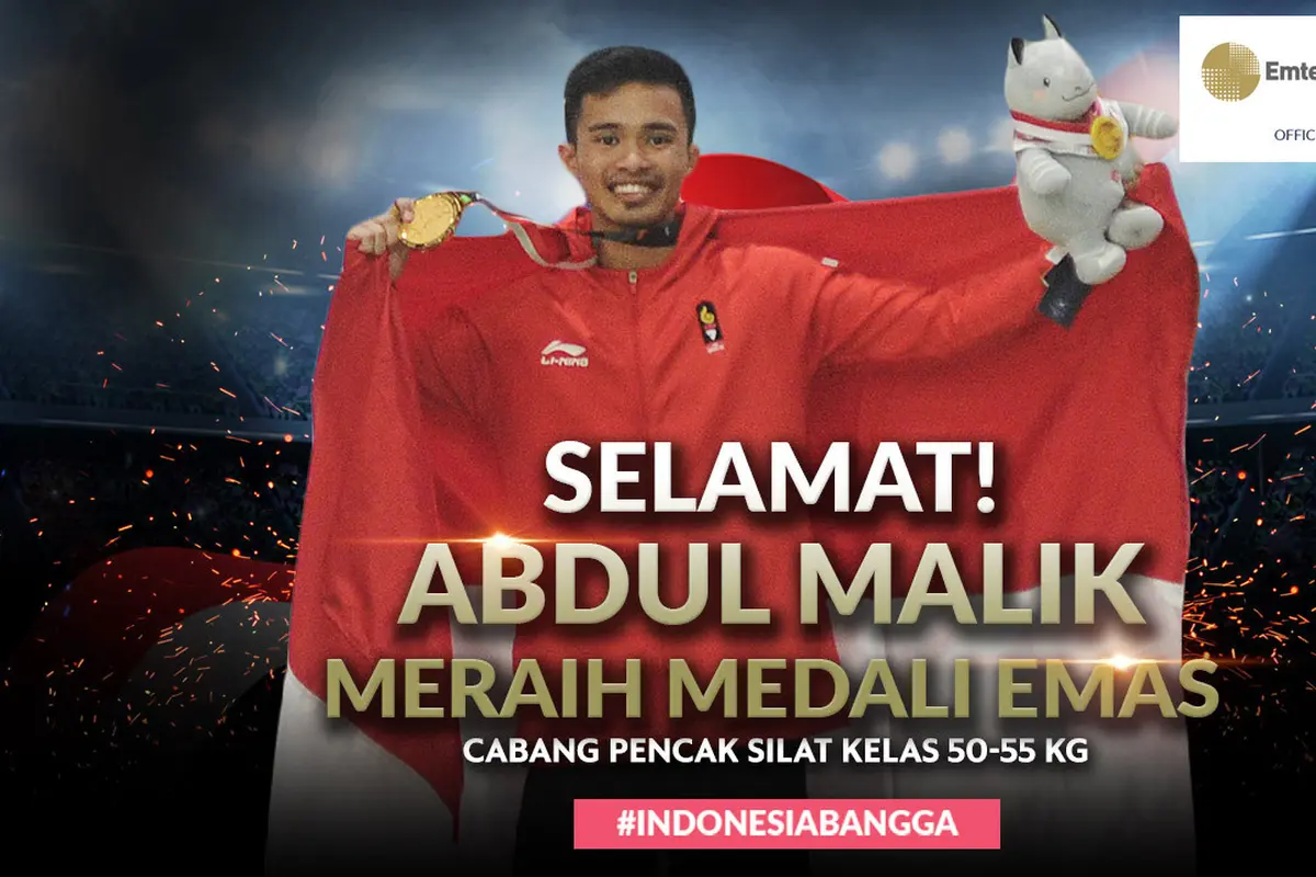 Selamat Meraih Medali Emas Abdul Malik