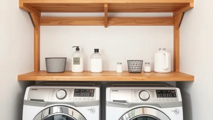 desain laundry room (ilustrasi by qwen.ai)