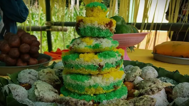 Kue tradisional dipamerkan dalam pagelaran lomba kuliner tradisional di Gorontalo Utara. Foto: banthayo.com (Arfandi Ibrahim/Liputan6.com)