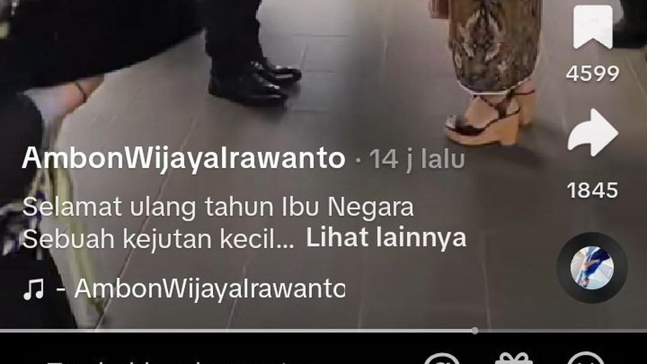Iriana Jokowi Ulang Tahun, Paspampres Berikan Surprise!