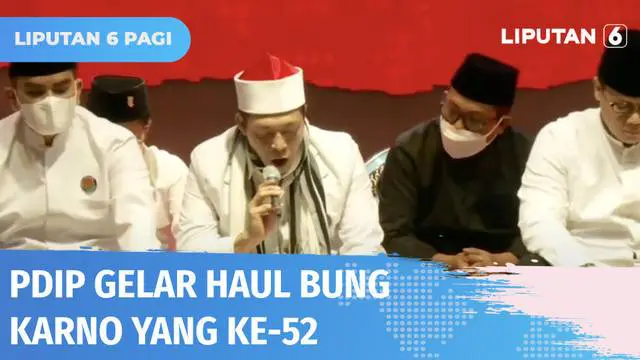 PDIP menggelar hari peringatan Bapak Proklamator Presiden Soekarno atau Haul Bung Karno ke-52. Acara diiringi tahlil dan lantunan shalawat bersama Majelis Ta’lim dan shalawat Syubbanul Muslimin.
