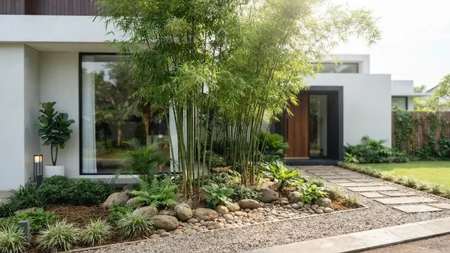 Manfaat Tanam Pohon Bambu di Halaman Rumah (AI Generated)