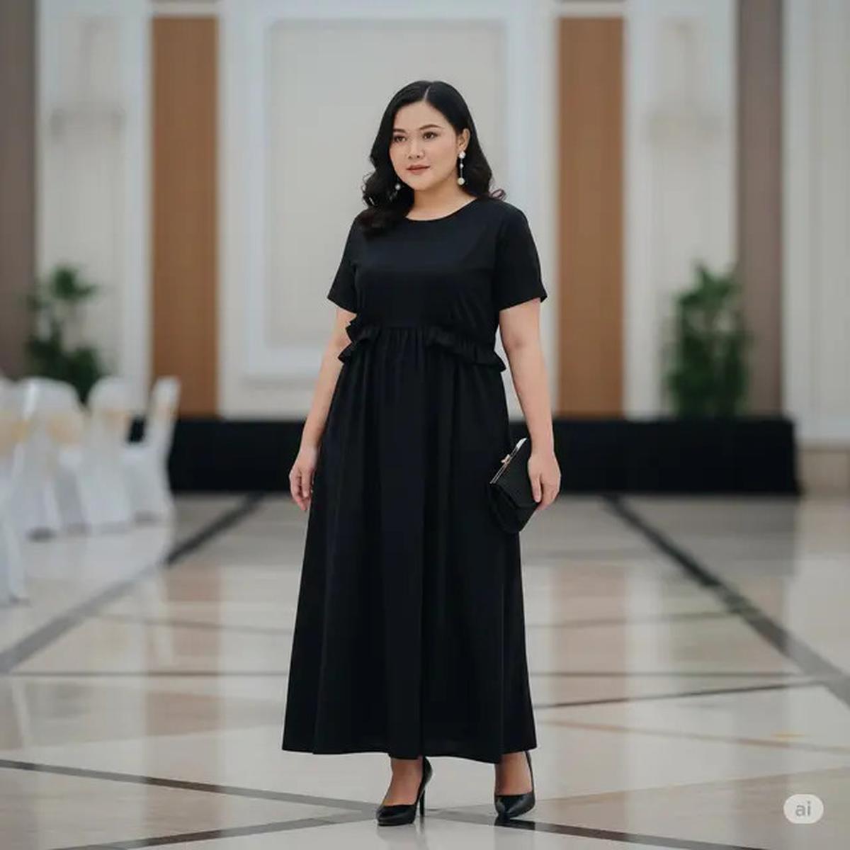 Tips Pilih Baju Kondangan 2025 untuk Wanita Gemuk agar Terlihat Langsing