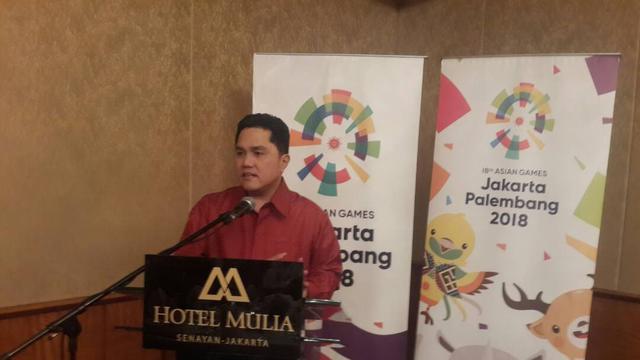 Erick Thohir, Asian Games 2018