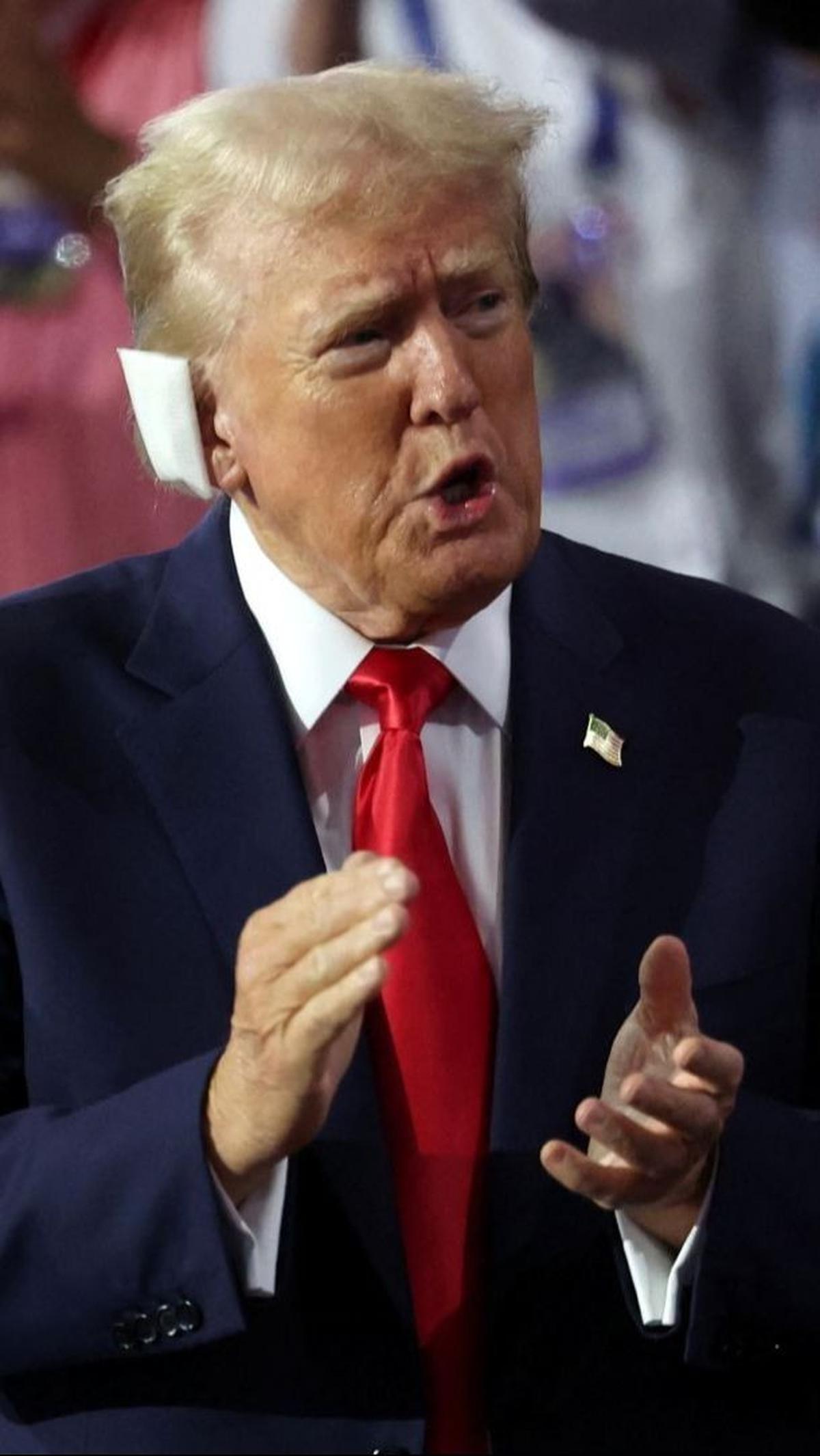 Saat menghadiri kampanye tersebut, penampilan Donald Trump tampak begitu sehat dan semakin semangat. Foto: Reuters