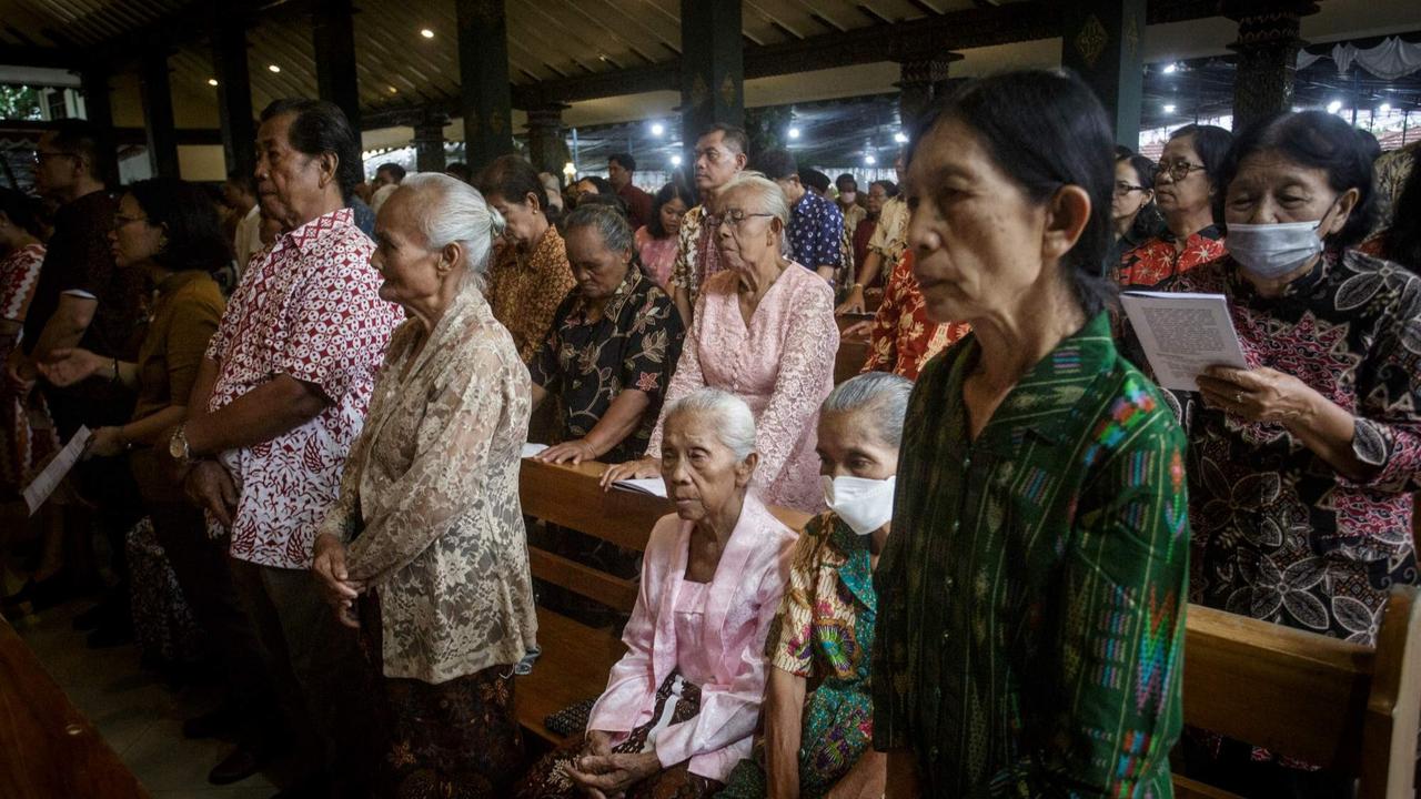 Perayaan Natal dalam balutan nuansa Jawa di Gereja Ganjuran Yogyakarta