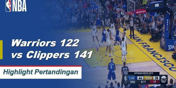 VIDEO: Highlights NBA 2019-2020, Golden State Warriors Vs LA Clippers 122-141