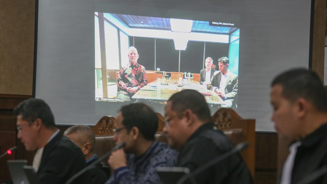 FOTO: Sidang Dugaan Korupsi Chromebook Hadirkan Saksi Google Secara Virtual