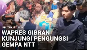 Wapres Gibran Kunjungi Pengungsi Gempa NTT