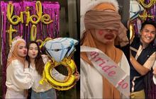 Potret Keseruan Bridal Shower Putri Isnari, Gemas Wajah Didandani Cemong tapi Tetap Cantik dan Bahagia