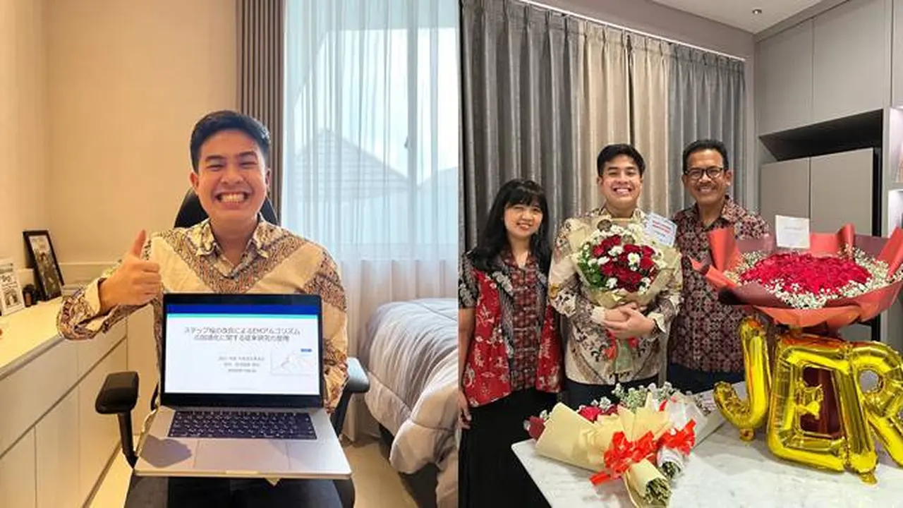 Dapat Kejutan, Ini 7 Potret Jerome Polin Usai Jalani Sidang Skripsi