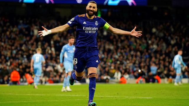 Striker Real Madrid, Karim Benzema.