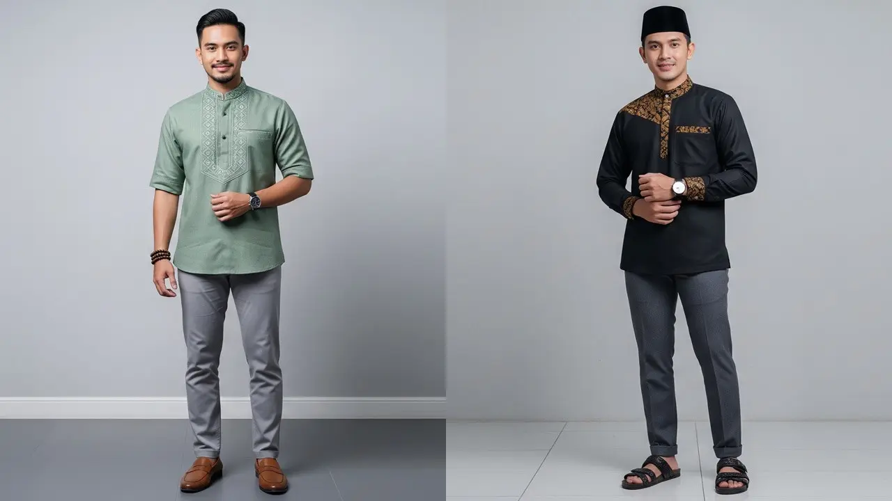 Model Baju Koko Pria untuk Lebaran 2026 yang Syari dan Tampan