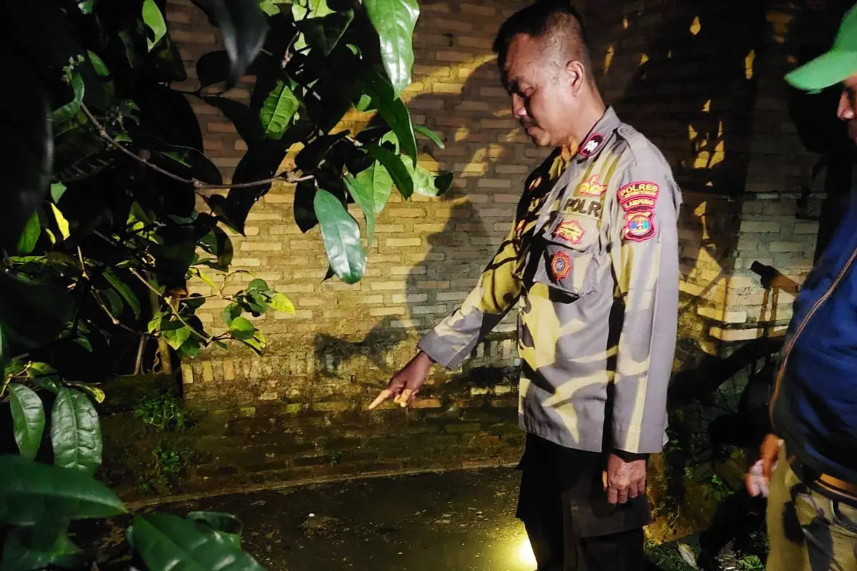 Lokasi penemuan balita di Lampung Tengah