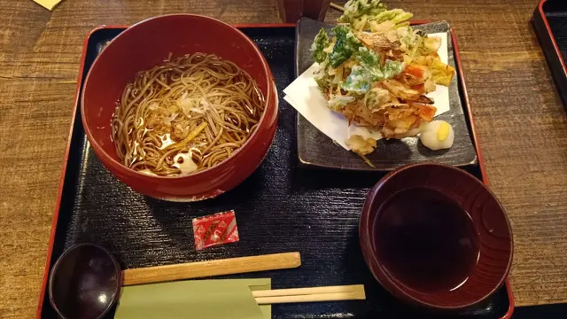 Hidangan di zaman Edo, Soba Kakiyage di Yobu Soba. (Nila Chrisna).
