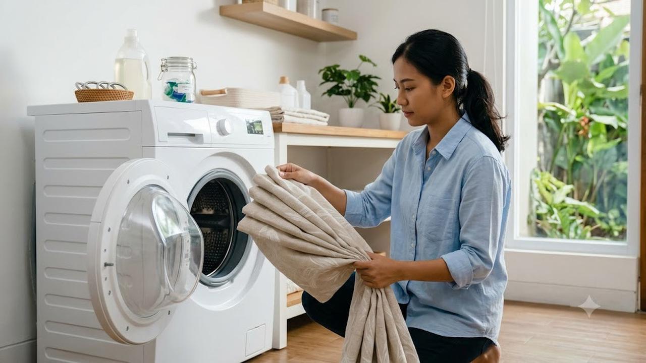 Cara Mencuci Gorden di Mesin Cuci Tanpa Merusak