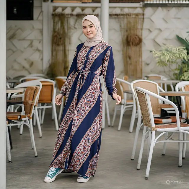 Model Gamis untuk Wanita Usia 20-an/Meta AI