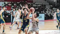 Bima Perkasa Jogja (BPJ) memungkasi turnamen pramusim IBL OASIS + All Indonesian 2024 dengan hasil mengecewakan, yakni menelan tiga kekalahan beruntun. (Bola.com/Ana Dewi)