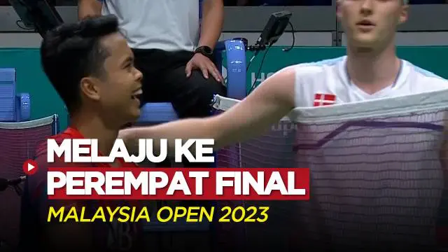 Berita Video, Hasil Pertandingan Malaysia Open 2023 pada Kamis (12/1/2023)