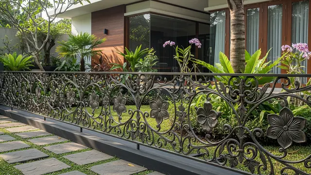 8 Inspirasi Desain Pagar Taman Bunga yang Bikin Halaman Rumah Makin Estetik