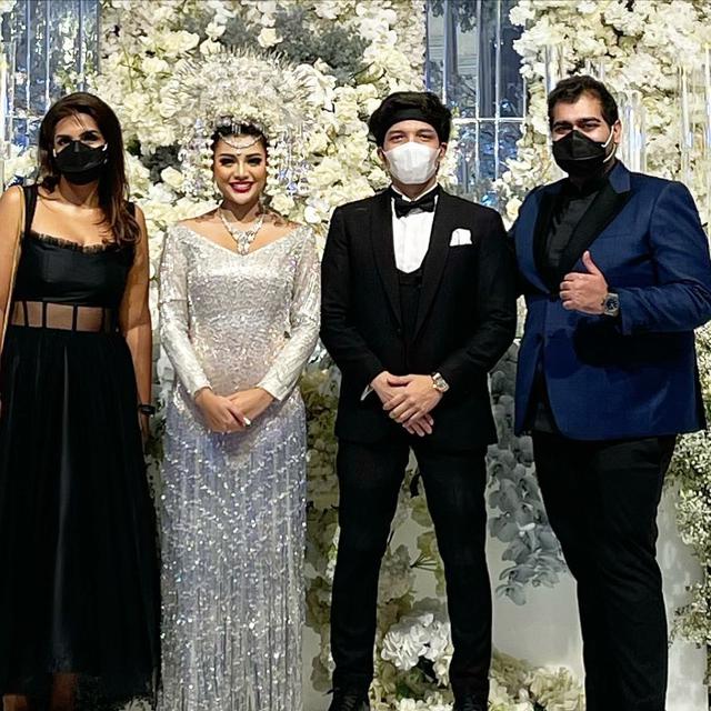 Rakesh Bhagwandas Daryanani bersama pasangan Atta Halilintar dan Aurel Hermansyah