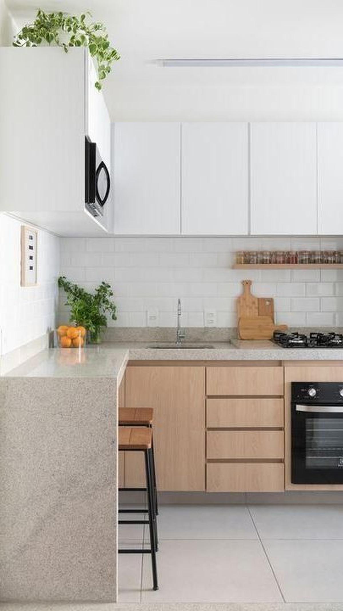 Kitchen Set Japandi Batu Marmer