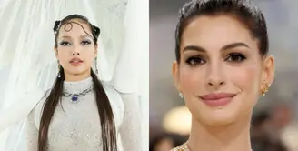 Dua Global Brand Ambassador Bvlgari, Lisa Blackpink dan Anne Hathaway tampil memukau di Met Gala 2026. Bukan hanya busanannya, melainkan perhiasaan yang mereka kenakan begitu mewah. [Dok. Bvlgari]