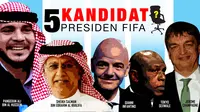 160127 Lima Kandidat Presiden FIFA (Liputan6.com/Abdillah)