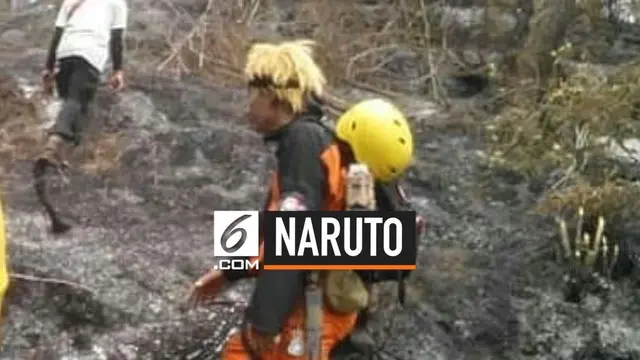 Kebakaran hutan juga menimpa gunung Merbabu. Berbagai elemen masyarakat turut membantu memadamkan api. Namun ada pemandangan yang tidak biasa, yaitu Naruto karakter anime Jepang juga ikut turun bantu memadamkan kebakaran hutan.