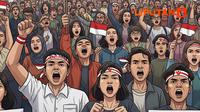 Banner Infografis Titik-Titik Demo 29 Agustus 2025. (Liputan6.com/Abdillah)