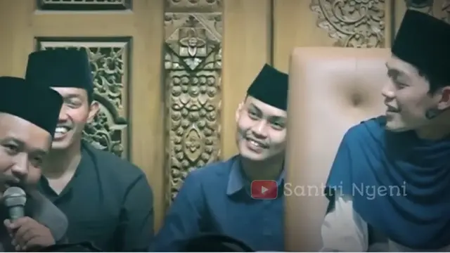Mas Bibin ngobrol dengan Gus Iqdam tentang perjalanan cintanya Tangkap layar YouTube Santri Nyeni / Khazim Mahrur)