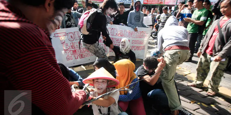 20160219-Mahasiswa Yogyakarta Lakukan Aksi Tolak Bandara Kulon Progo