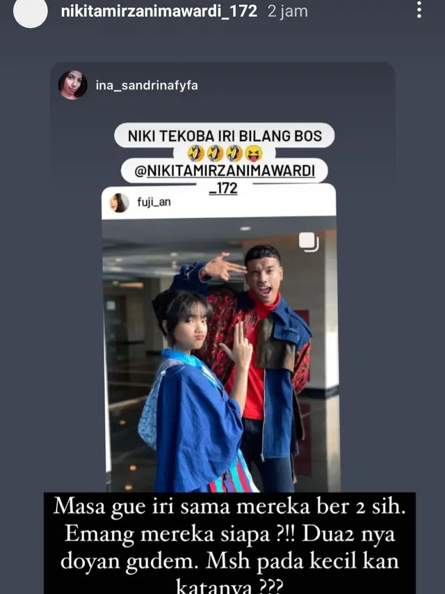 Unggahan Nikita Mirzani. (Foto: Instagram @nikitamirzanimawardi_172)