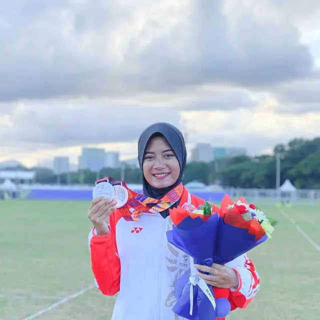 6 Potret Diananda Choirunisa, Istri TNI yang Jadi Atlet Panahan Olimpiade Tokyo