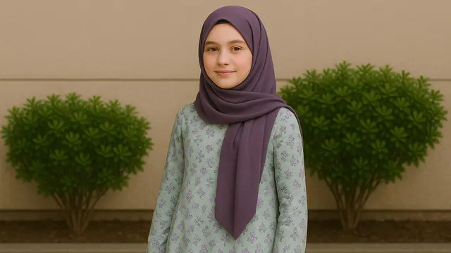 model gamis anak 12 tahun