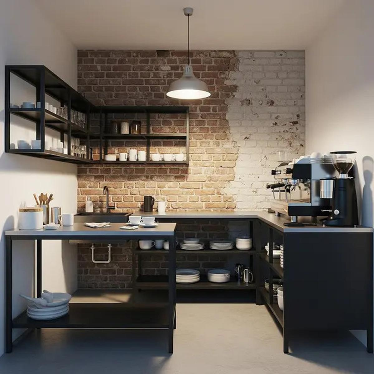 8 Inspirasi Dapur Kecil Ala Cafe Mini di Rumah Kontrakan Budget 20 Juta