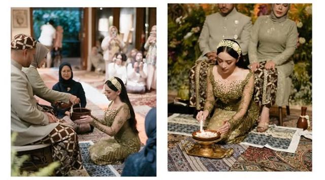 Baru diungkap usai nikah, 6 potret momen mengharukan prosesi siraman dan pengajian Amanda Zahra