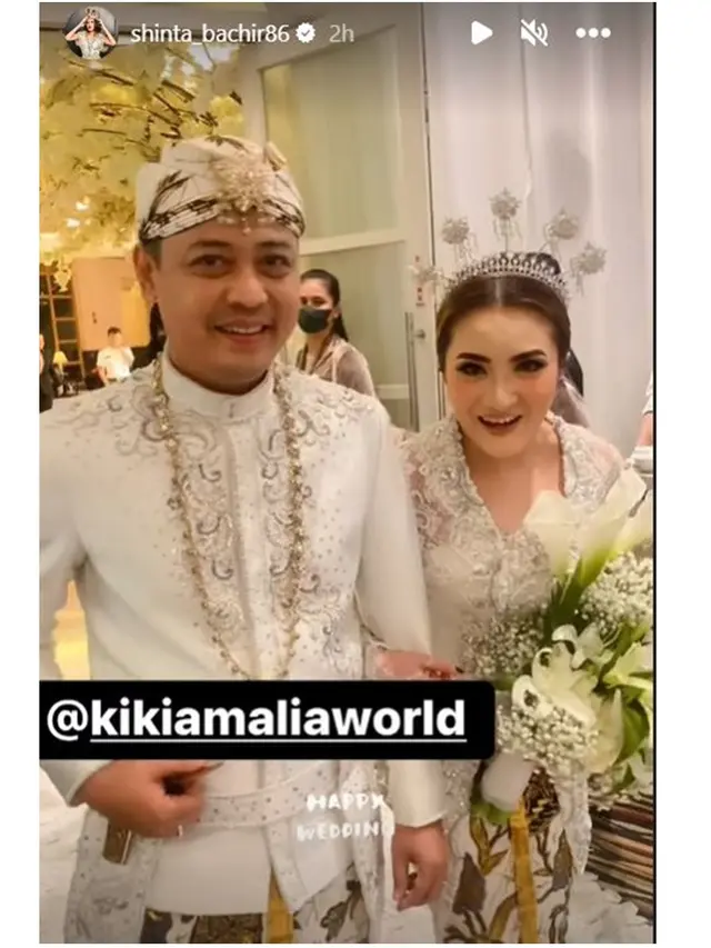 Resmi Menikah, Ini 6 Potret Kiki Amalia Jadi Pengantin di Hari Ulang Tahunnya
