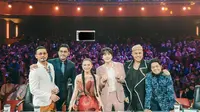 Kyuhyun dan Reza Arap bersama Denny Sumargo, Robby Purba, Rossa dan Ivan Gunawan (Foto: Instagram ivan_gunawan)