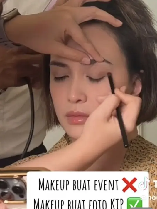 Prosesnya diunggah melalui akun TikTok @Nooibeauty, yang merupakan Make Up Artist.