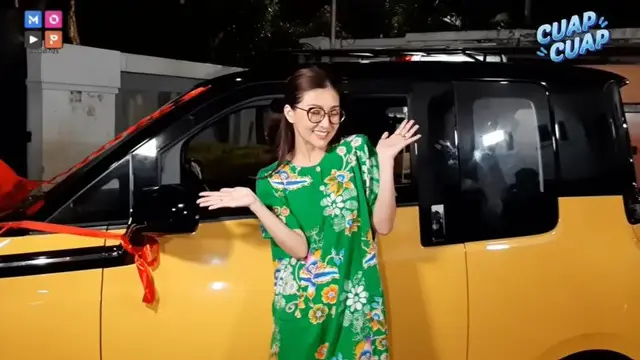 Sarwendah mendapatkan hadiah mobil
