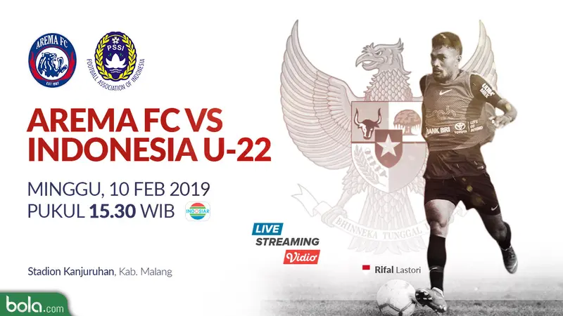 Arema FC Vs Timnas Indonesia U-22