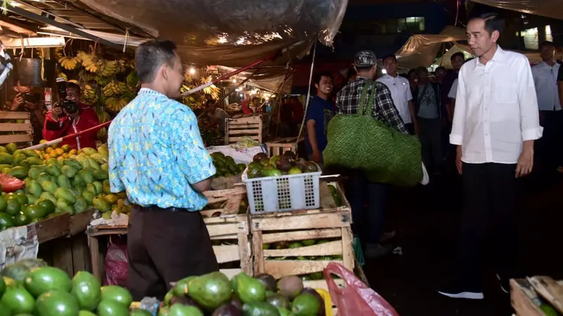 Jokowi Blusukan ke Pasar Bogor