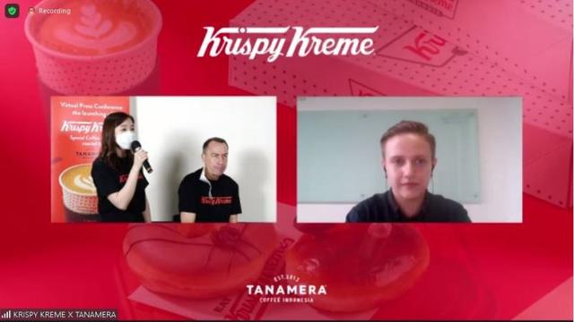 Virtual Launching of Krispy Kreme Special Coffee Blend Roasted by Tanamera"