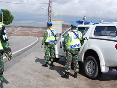 Citizen6, Lebanon: Dengan adanya pemantauan dan pemeriksaan atau Check Point oleh prajurit-prajurit POM TNI, diharapkan para pengemudi atau pengendara UNIFIL dapat lebih berhati-hati. (Pengirim: Badarudin Bakri)